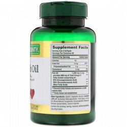 Состав Nature's Bounty Odor-Lees Mini Fish Oil 1290 mg + 900 mg 